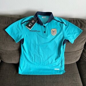 Marathon Authentic Ecuador Team Soccer Blue Training Jersey Women’s Sz: M